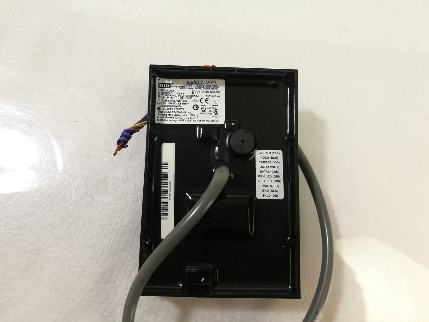 HID 920PTNNEK00000 MultiCLASS SE RP40 RFID Smart Card Reader