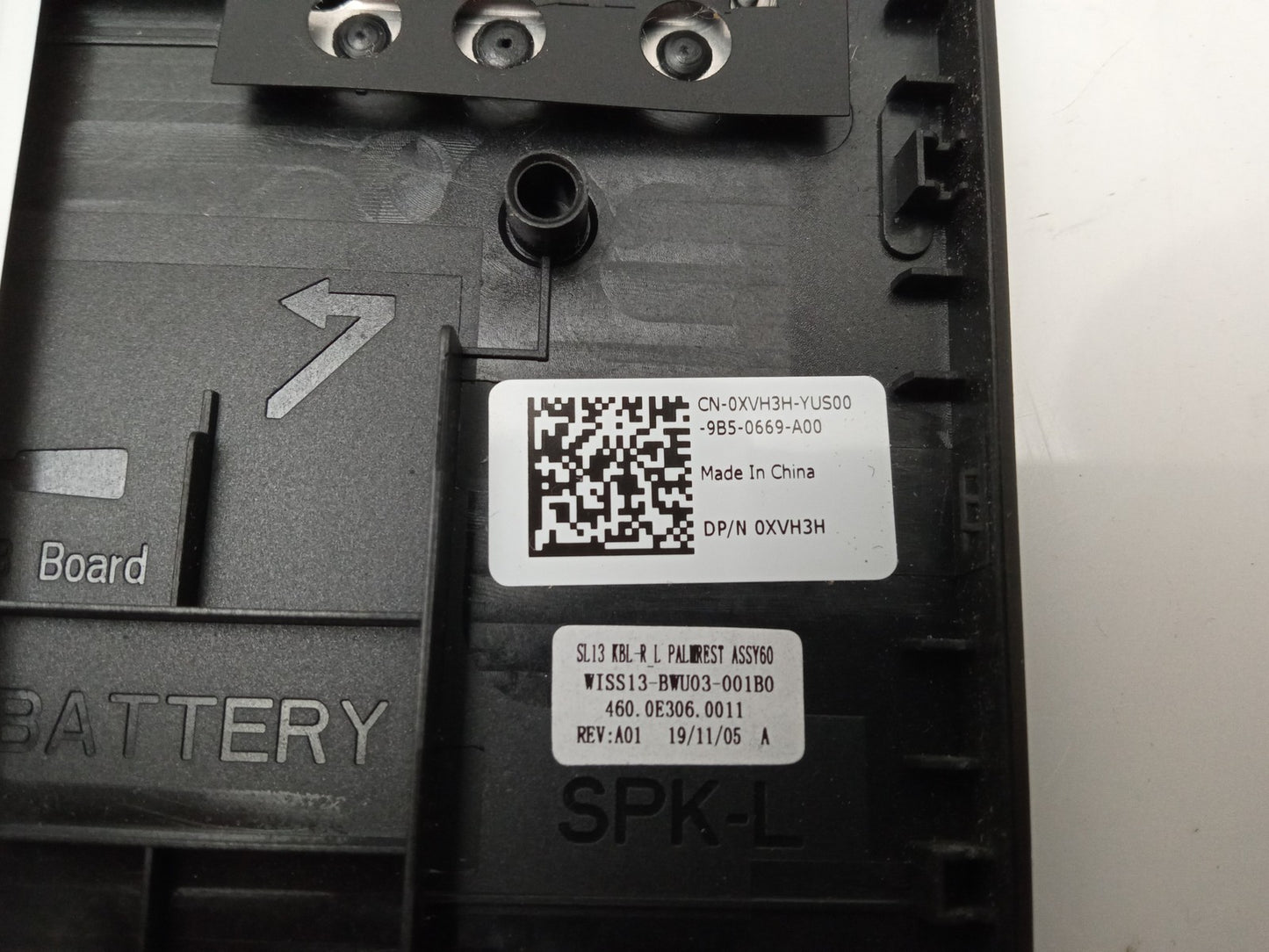 Dell Latitude 3390 Laptop UK Keyboard Touchpad Palmrest Assembly 0XVH3H XVH3H