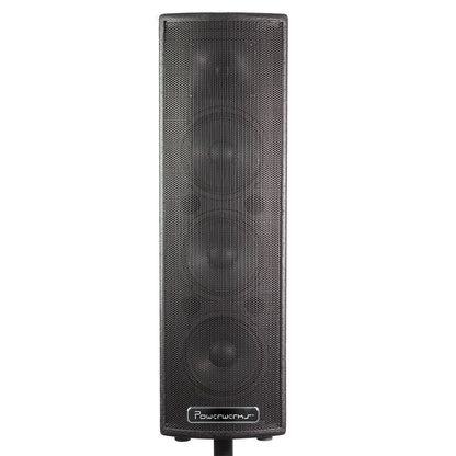 Powerwerks P3 PWRP3 Portable 120W Bluetooth Active PA Column Speaker w/ Stand