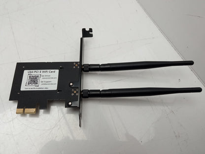 UBIT AX200 Gigabit WiFi & Bluetooth Adapter PCIe x1 network Card