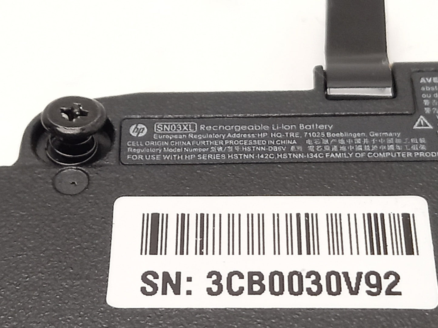 HP 44Wh 11.4V 3780mAh Replacement Laptop Battery SN03XL