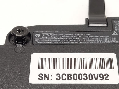 HP 44Wh 11.4V 3780mAh Replacement Laptop Battery SN03XL