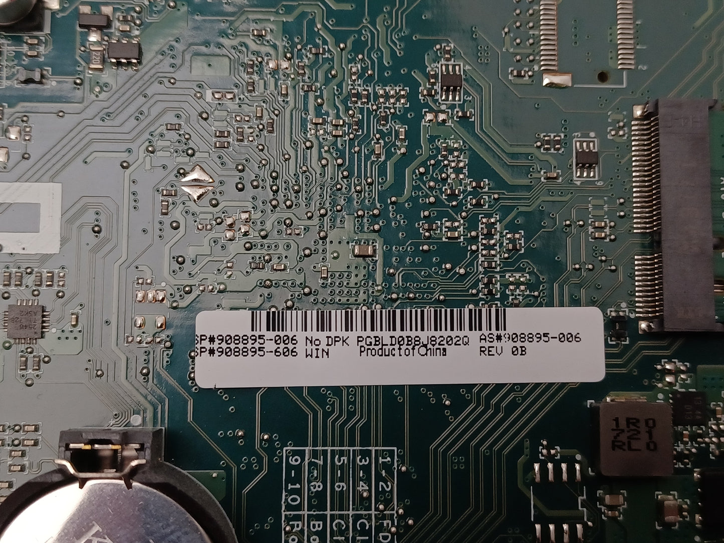 HP Pavilion 24-B277NA Socket LGA1151 DDR4 AiO Motherboard With 930MX 908895-006