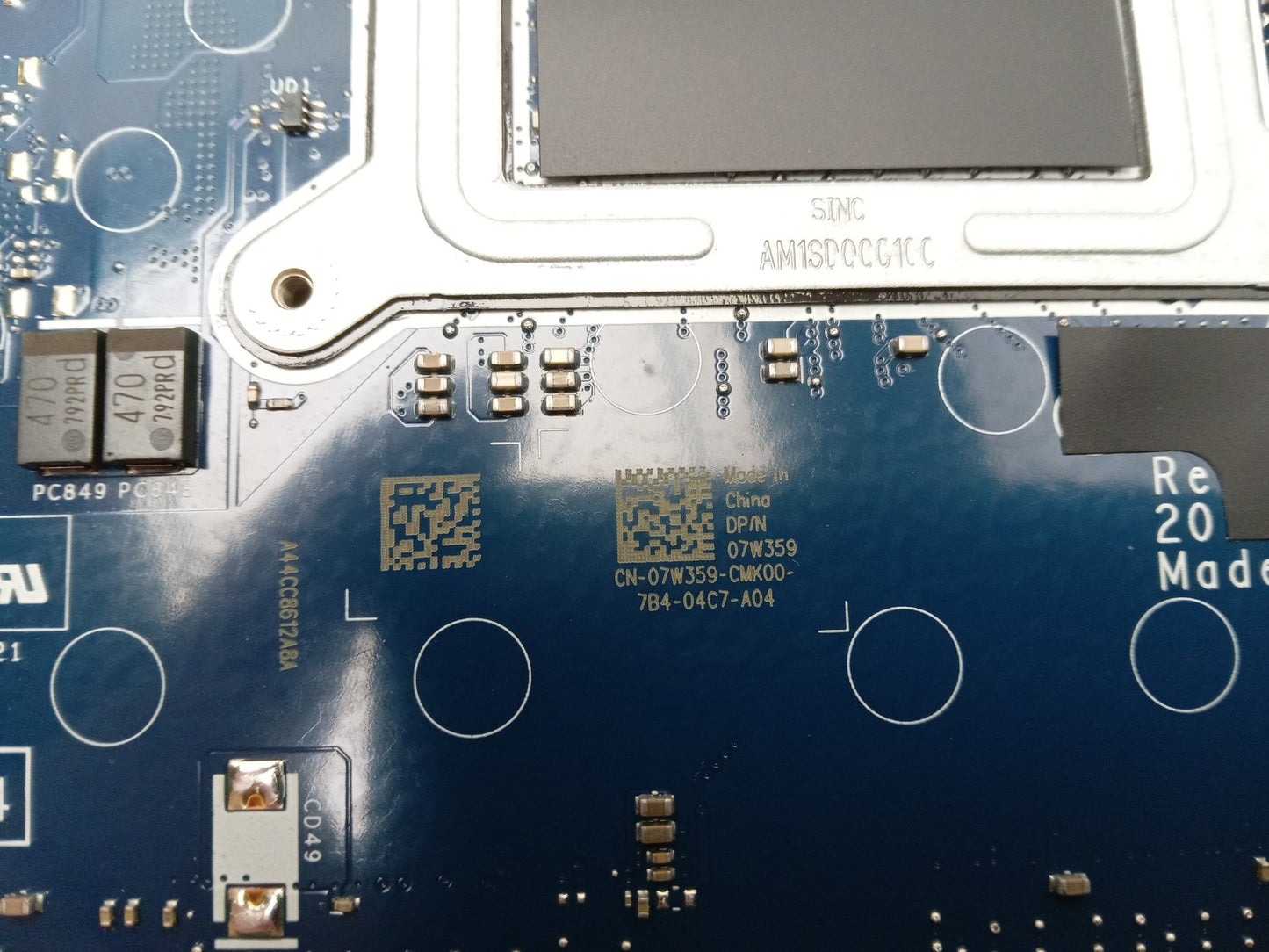 Dell Latitude 5480 Laptop Motherboard i5-7440 2.80 GHz CPU DDR4 07W359 7W359