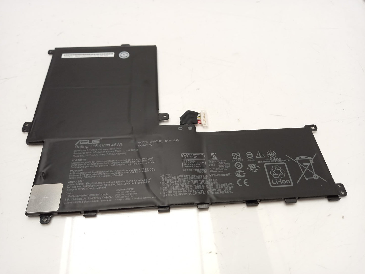 ASUS 48Wh 15.4V 3120mAh Replacement Laptop Battery C41N1619