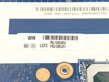 Lenovo ThinkPad E590 Laptop Motherboard with i7-8565U DDR4 02DL807