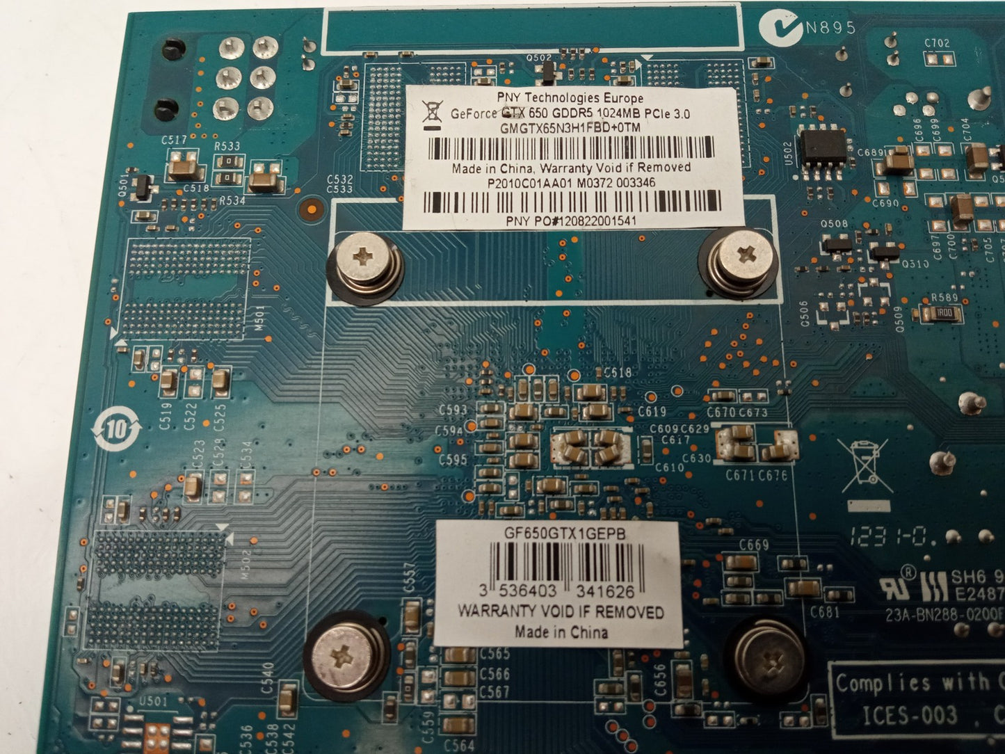 PNY NVIDIA GeForce GTX 650 Ti 1GB GDDR5 Video Graphics Card GF650IGTX1GEPB