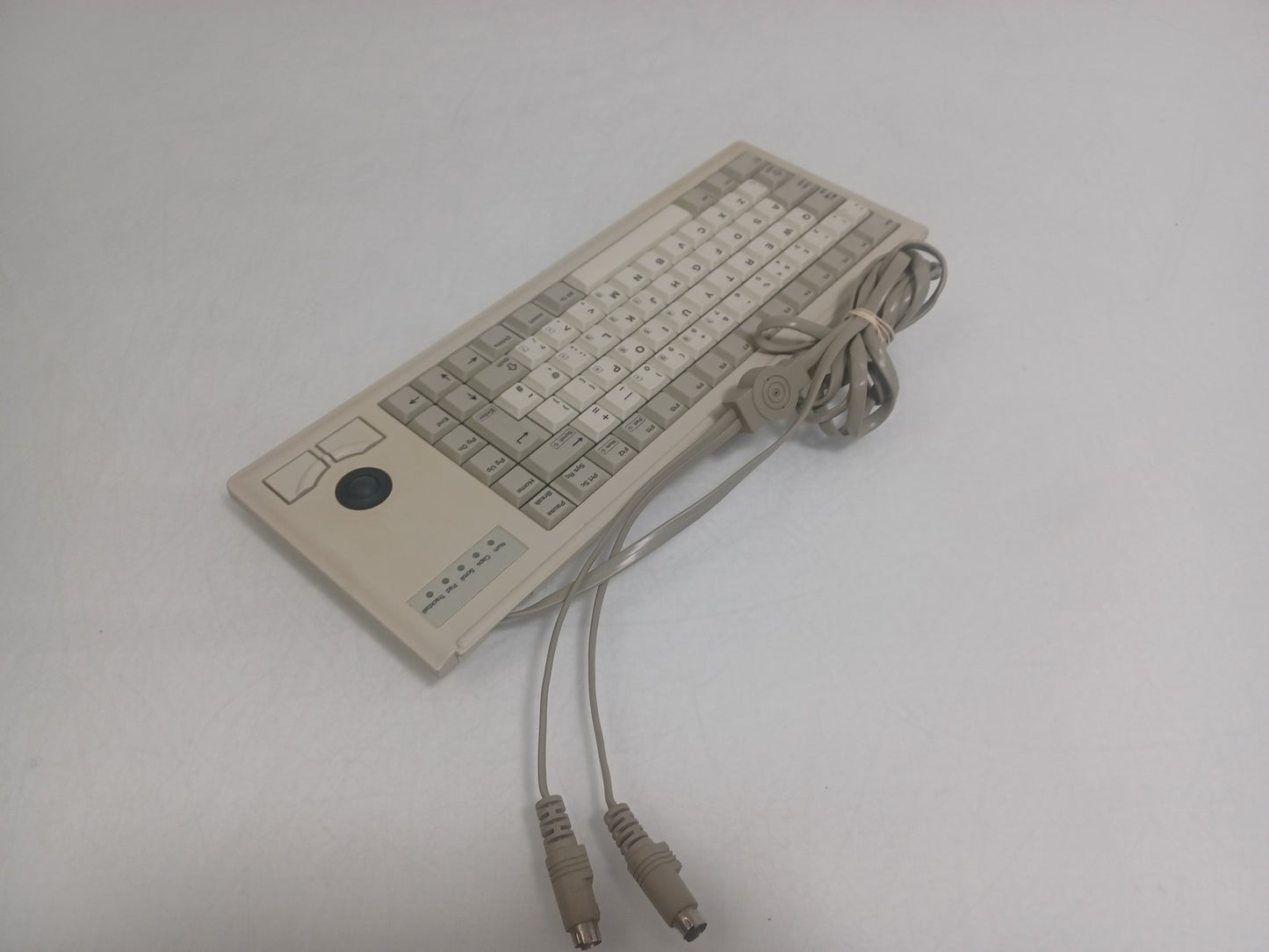 Vintage Cherry G84-4400PPAGB PS/2 Keyboard With Track Ball - Yellowed