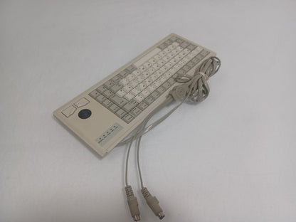 Vintage Cherry G84-4400PPAGB PS/2 Keyboard With Track Ball - Yellowed