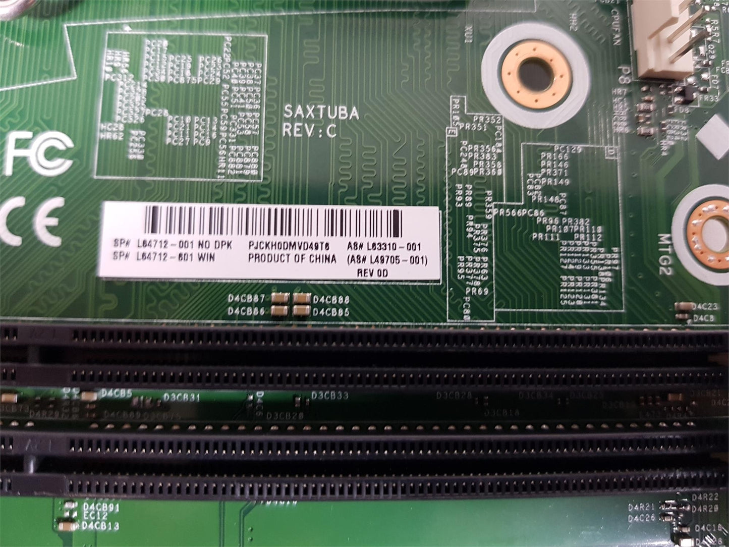 HP ProDesk 400 G6 SFF Socket LGA1151 DDR4 Motherboard L83310-001 L84712-001