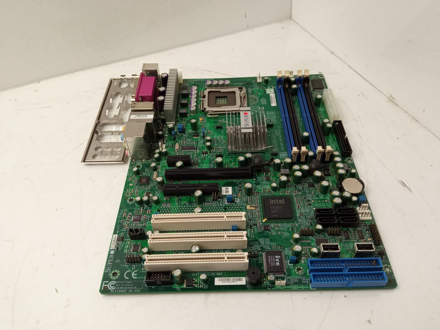SuperMicro C2SBA+ Socket LGA775 DDR2 ATX Motherboard with I/O Shield
