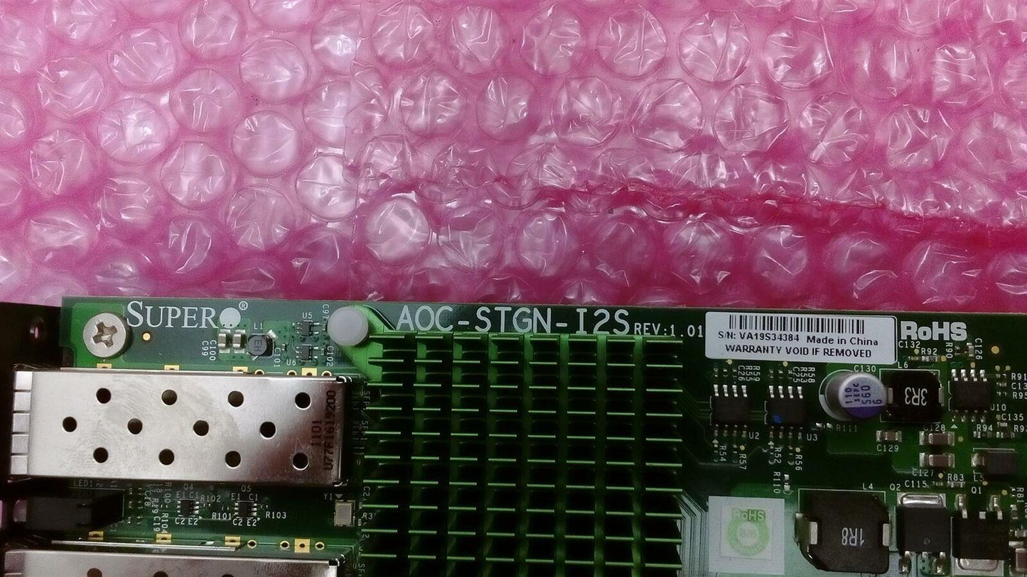 Super Micro 10GB Duel Port Ethernet Card AOC-STGN-I2S