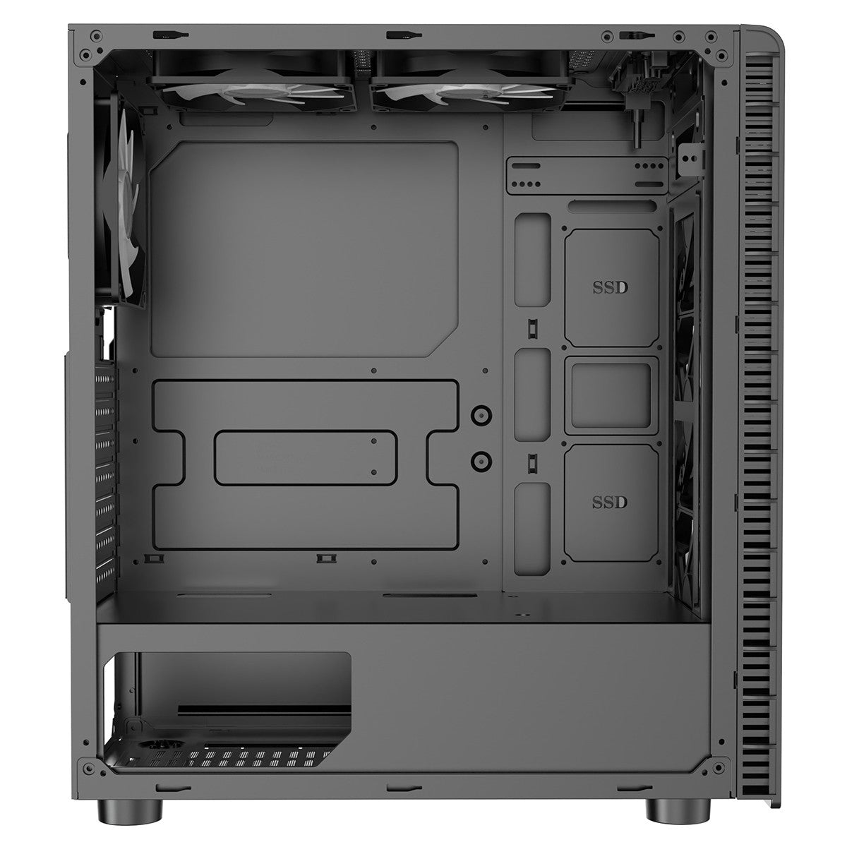CiT Raider Mid-Tower Black ATX PC Gaming Case ‎CIT-RAIDER RGB
