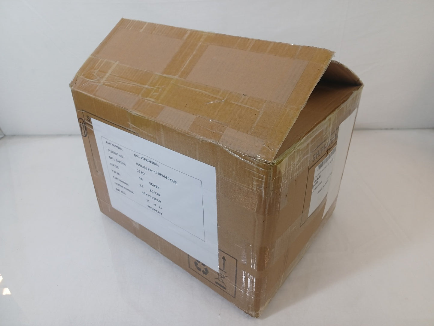 Generic Surface Pro 10 Rugged Drop And Shock Proof Case Hand Strap - Pack Of 25