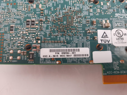 HP 530T Ethernet 10Gb 2-Port Adapter 656594-001 657128-001