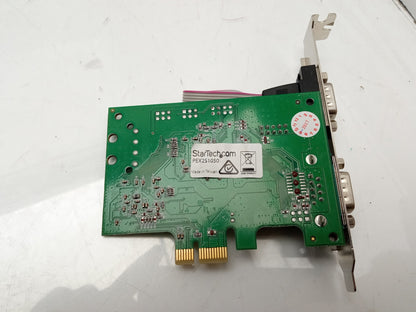 StarTech.com PEX2S1050 2 Port Serial RS-232 PCIe Port Expansion Adapter Card