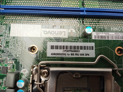 Lenovo ThinkCentre E73 Socket LGA1151 DDR4 Motherboard With I/O Shield 00XK255
