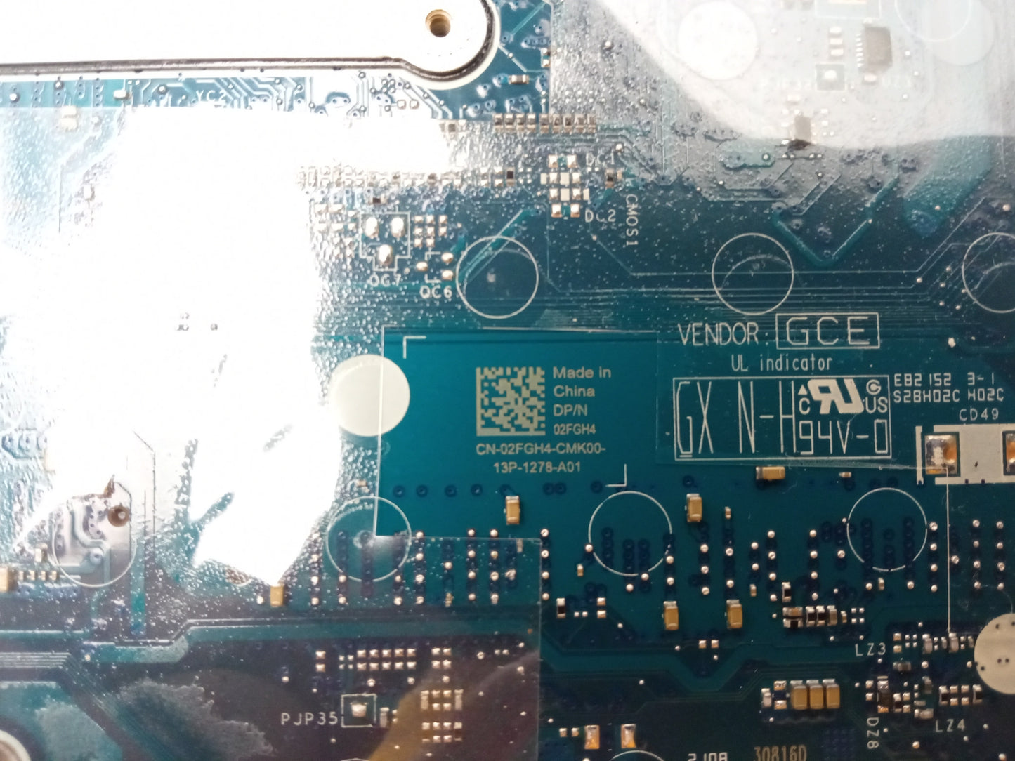 Dell Latitude 5410 Laptop Motherboard with i5-10210U 1.60 GHz CPU DDR4 02FGH4