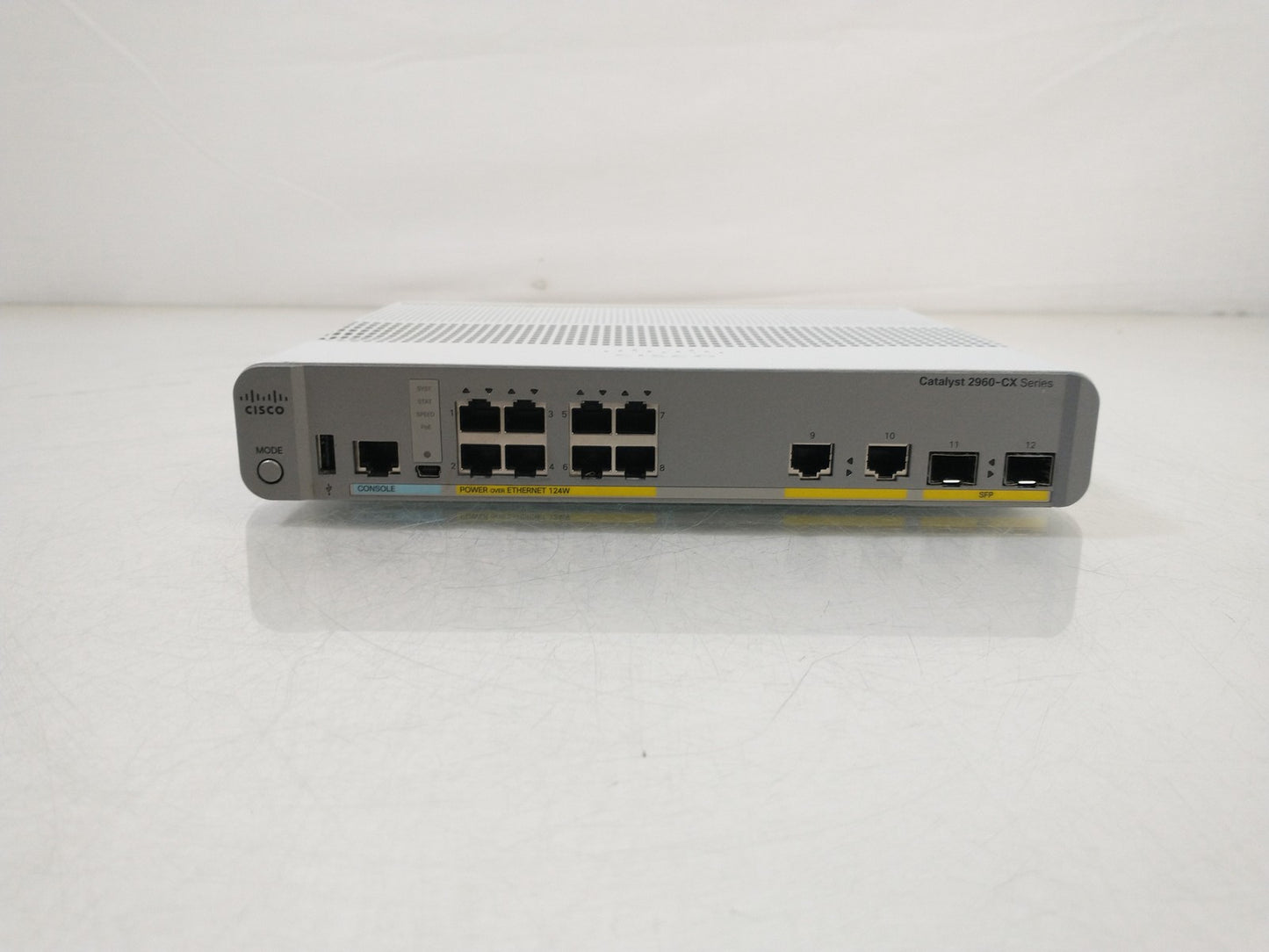 Cisco C2960CX WS-C2960CX-8PC-L V03 Cisco 8 Port 124W PoE Managed Network Switch