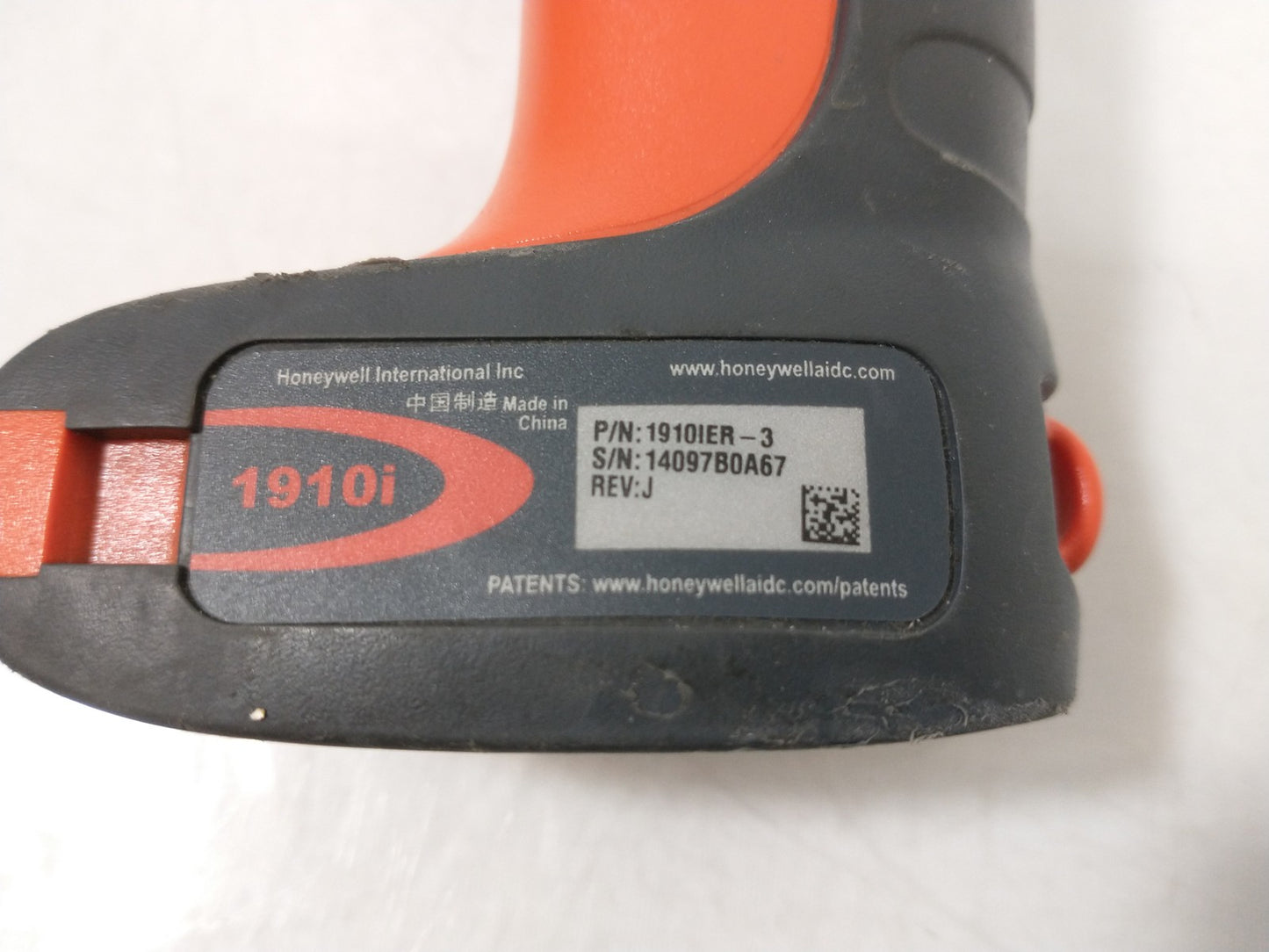 Honeywell Granit 1910IER-3 USB Industrial Imaging 2D Barcode Scanner