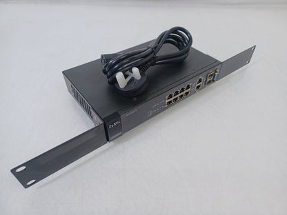 ZYXEL GS2200-8 8 Port Gigabit Layer 2 Managed Switch - With Rack Mounts