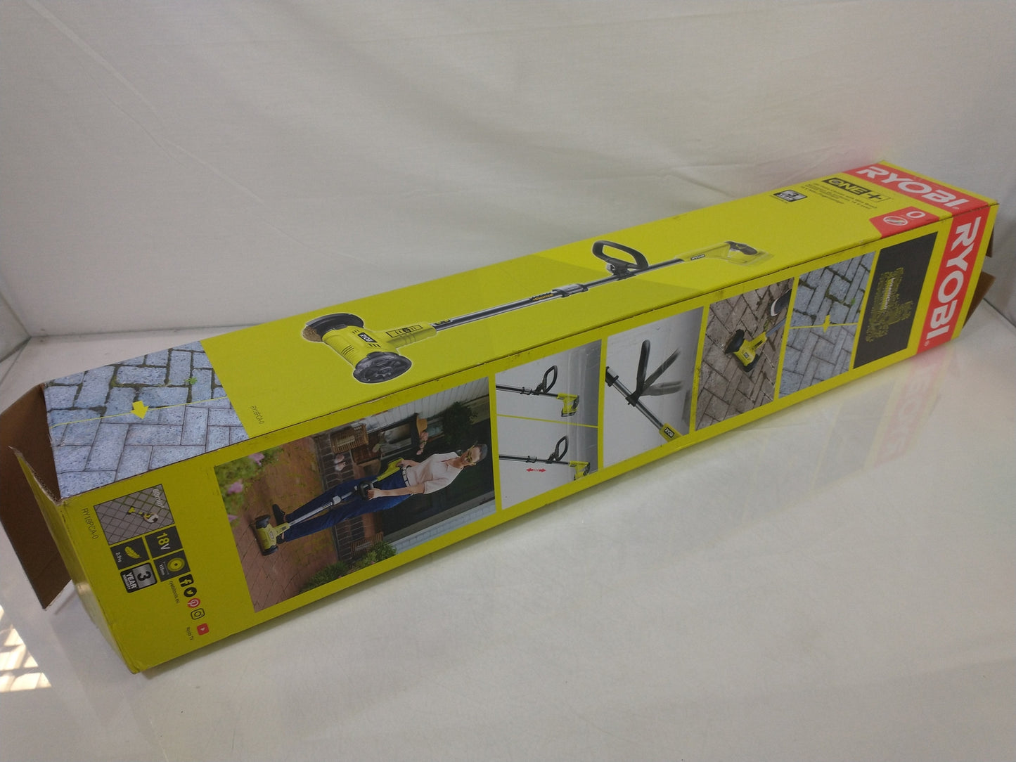 Ryobi ONE+ RY18PCA-0 18v Wire Brush Patio Cleaner - Bare Tool