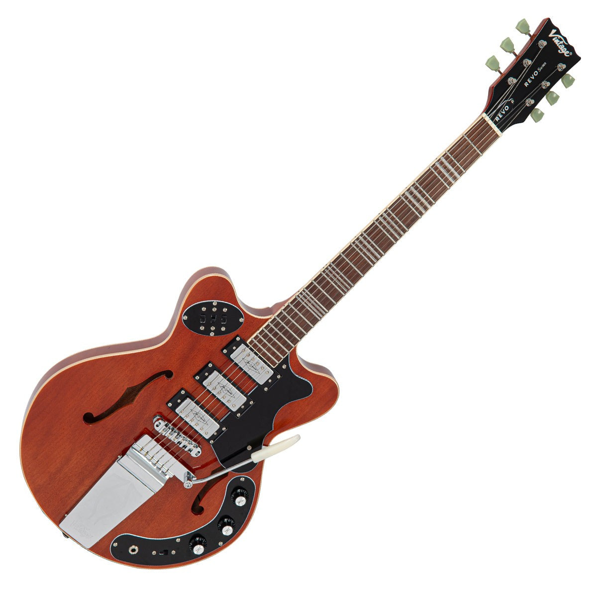 Vintage REVO Series 'Superthin' Guitar ~ Natural