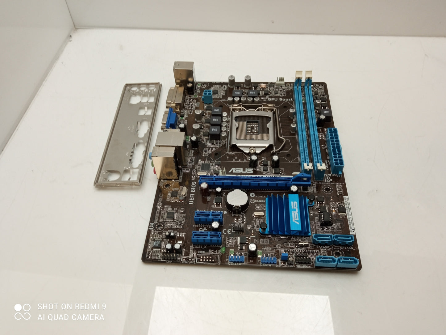 ASUS P8H61-MX USB3 Socket LGA 1155 DDR3 Micro ATX Motherboard With I/O Shield