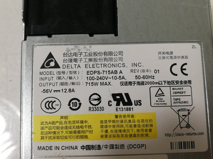 Delta Electronics EDPS-715AB 715W Power Supply Unit C3KX-PWR-715WAC V02