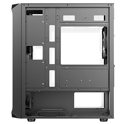 CiT Saturn Airflow Micro-ATX Black RGB PC Gaming Case mATX ‎CIT-SATURN-BLK