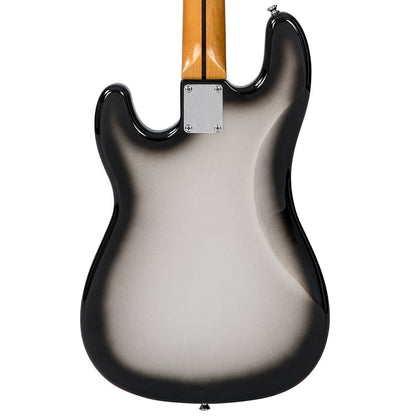 Vintage V4 ReIssued Electric Bass Guitar ~ Silverburst