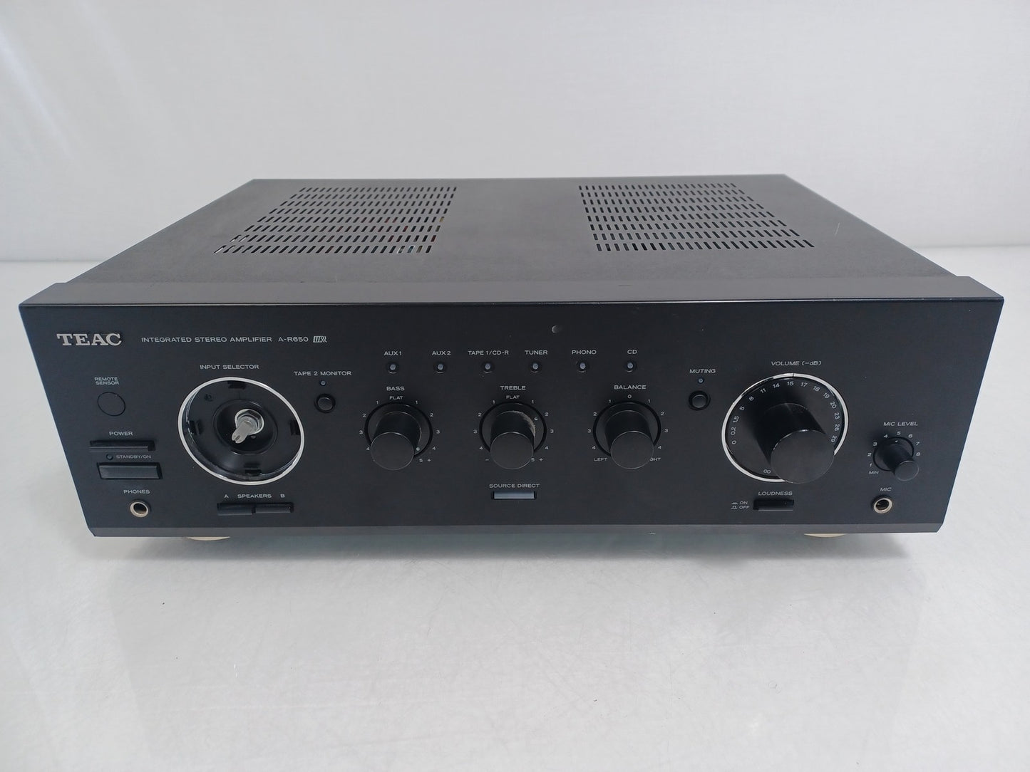 Teac A-R650 Integrated Stereo Amplifier - Missing Input Selector Knob