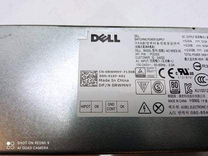 Dell OptiPlex 3040 180W Power Supply Unit 0RWMNY RWMNY