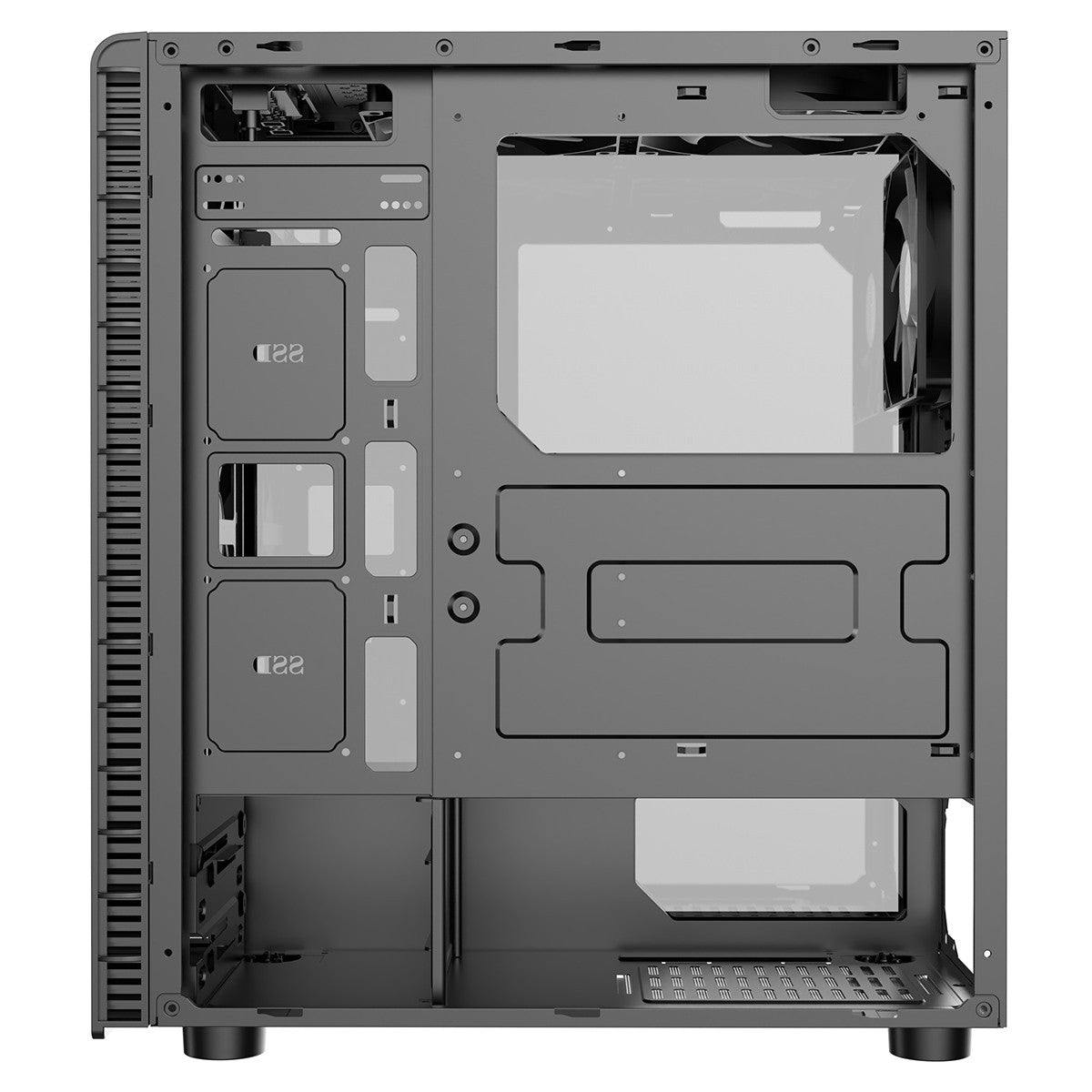 CiT Raider Mid-Tower Black ATX PC Gaming Case ‎CIT-RAIDER RGB