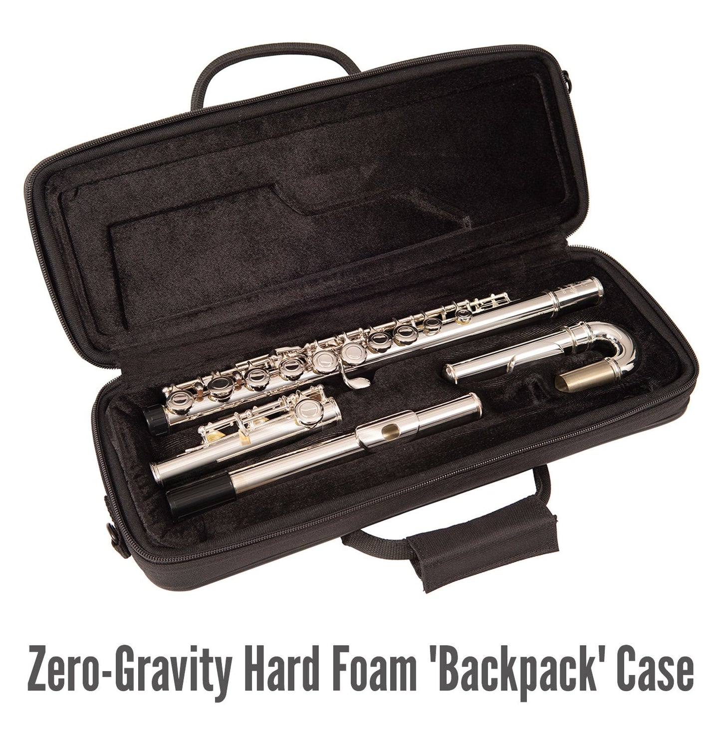 Odyssey Debut Curved Head Closed Hole 'C' Flute Outfit - With Case