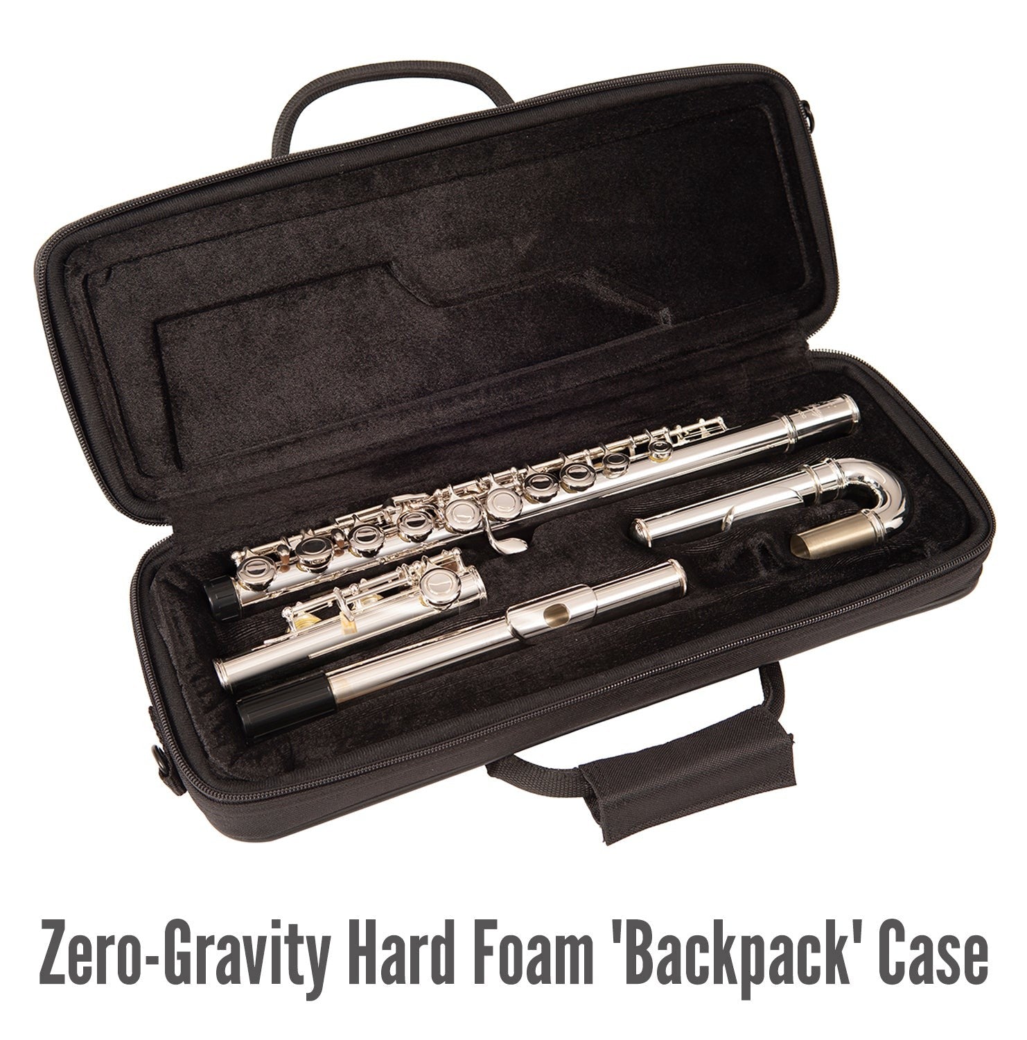 Odyssey Debut Curved Head Closed Hole 'C' Flute Outfit - With Case