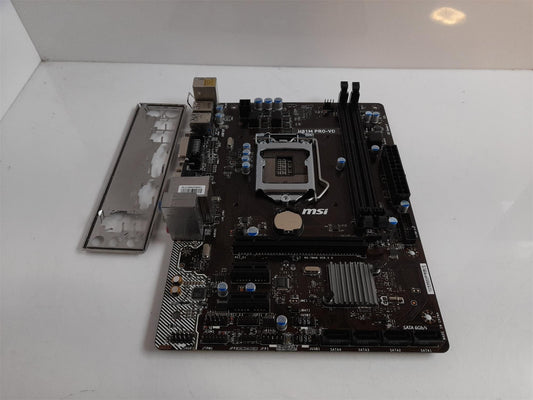MSI H81M PRO-VD Socket LGA 1150 DDR3 PCIe Motherboard With I/O Shield