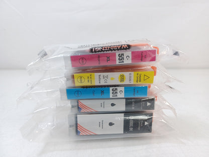 Canon CP-550XL/CC-551XL 550/551XL C / Y / M / B Printer Ink