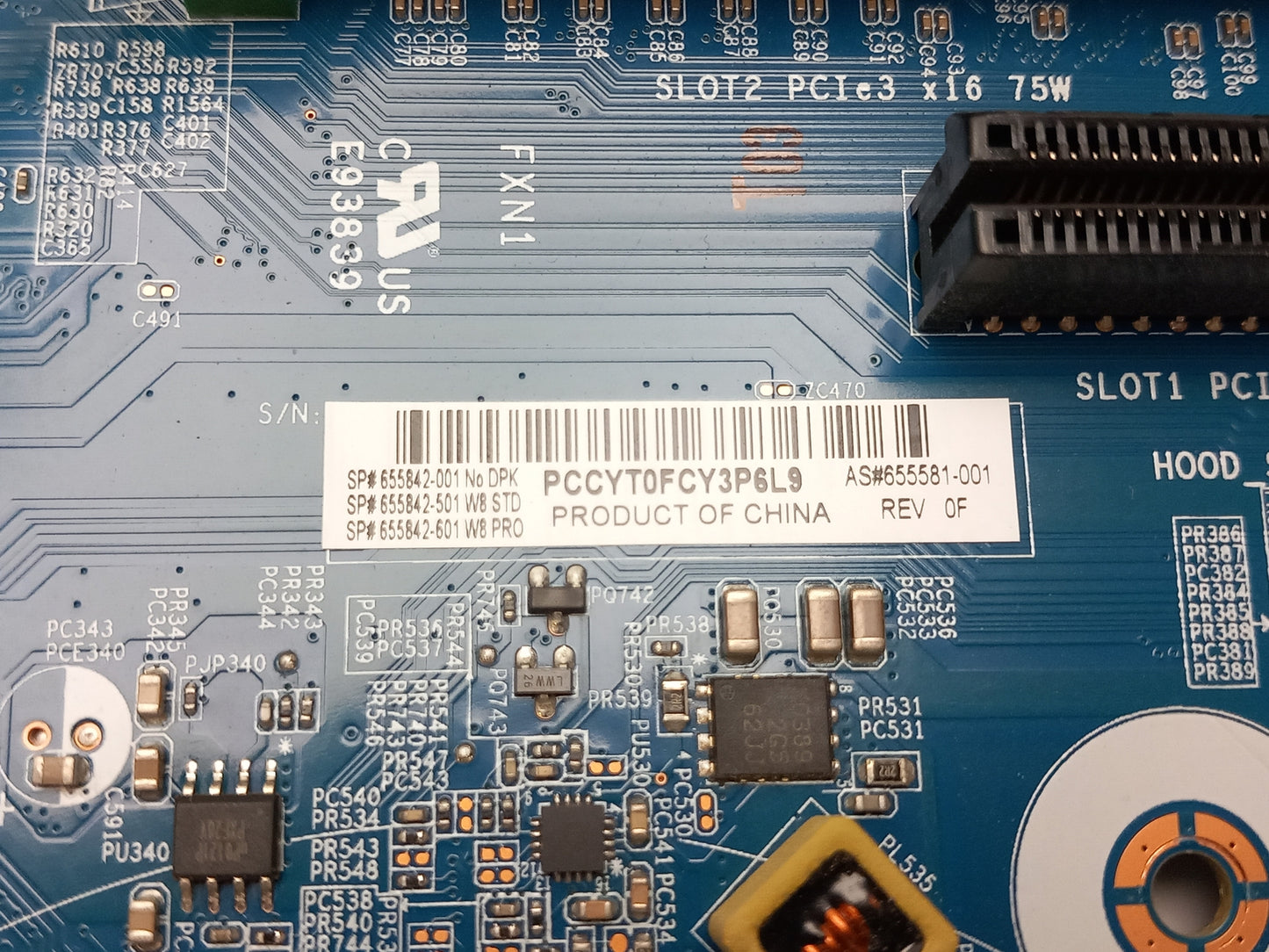 HP Z220 Workstation Socket LGA1155 Motherboard 655581-001 655842-001