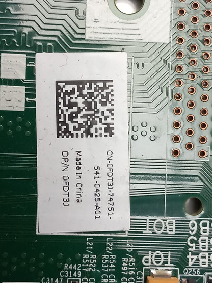 Dell Precision T320 Socket LGA1356 Motherboard With I/O Shield 0FDT3J FDT3J