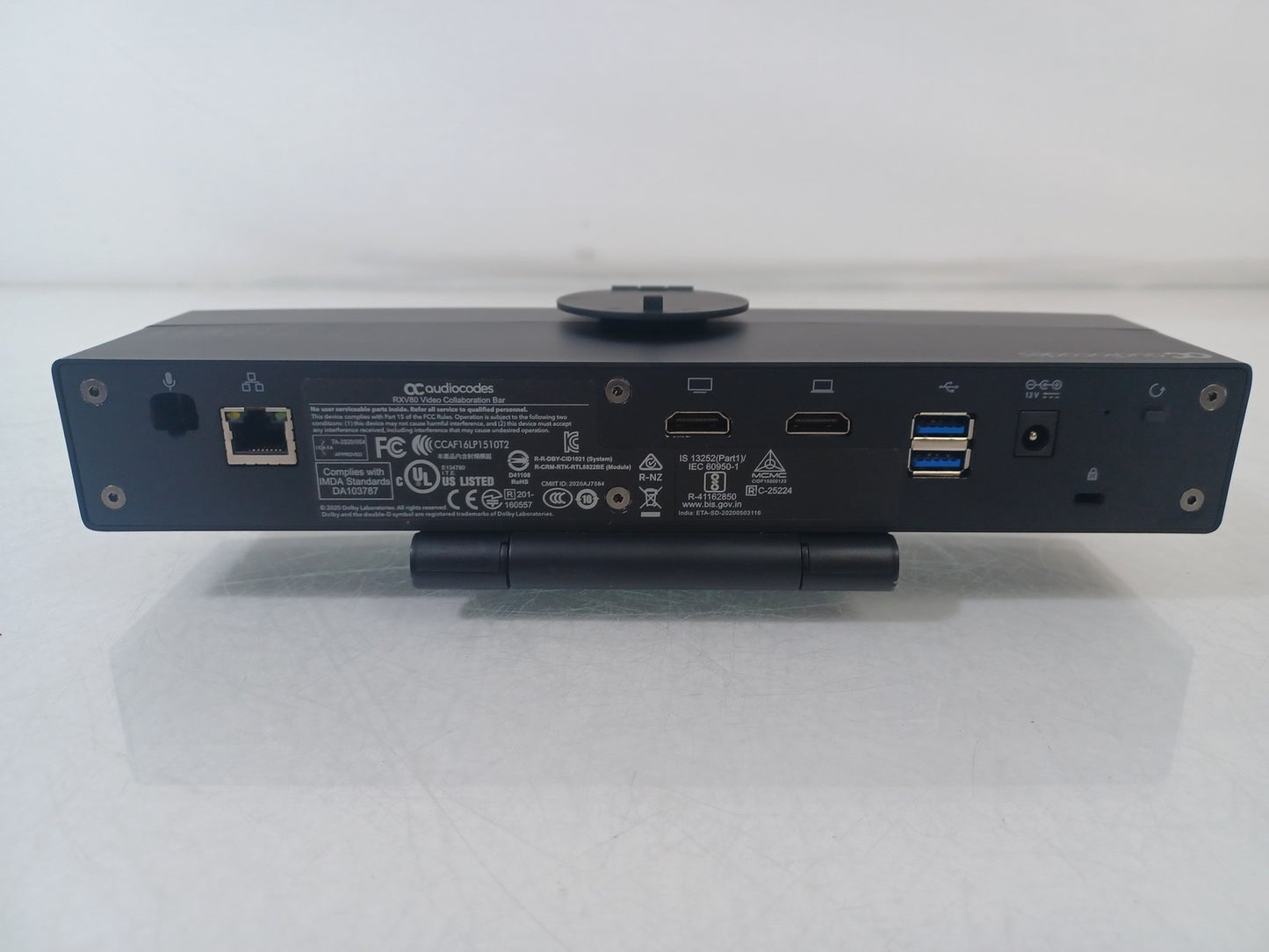 AudioCodes RXV80 Video Collaboration Bar - With Power Supply Unit