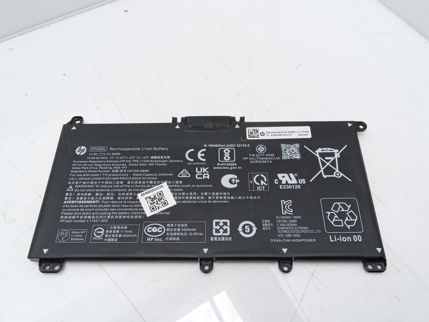 HP 41.04Wh 11.4V Replacement Laptop Battery HT03XL
