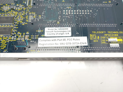 TeleSoft MPAC 2400 cPCI E1/T1 Carrier Board Blade GTB-35724-CN-N