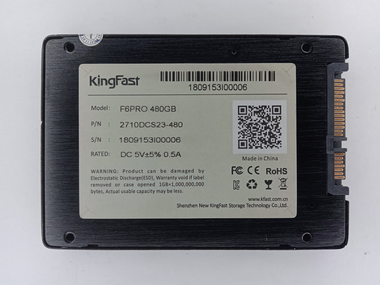 KingFast F6 PRO F6PRO 480GB 2.5" Solid State Drive SSD