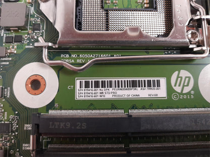 HP ProOne 400 G2 AIO Socket LGA1151 DDR4 Motherboard 799920-001 819416-001