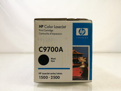 Genuine HP C9700A Black Toner Print Cartridge for LaserJet 1500 2500