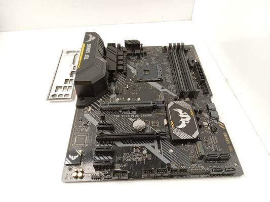 ASUS TUF X470-PLUS Gaming Socket AM4 DDR4 ATX Motherboard With I/O Shield