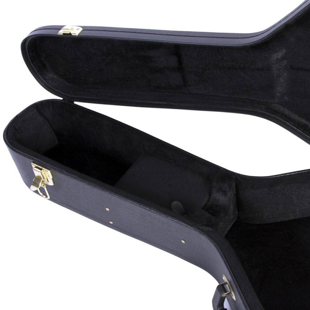 On Stage GCA5600 Hardshell Jumbo Guitar Case ~ Black