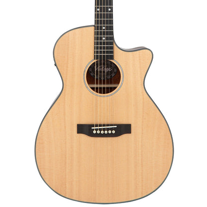 Vintage Stage Series Grand Auditorium Cutaway Electro-Acoustic Guitar ~ Natural