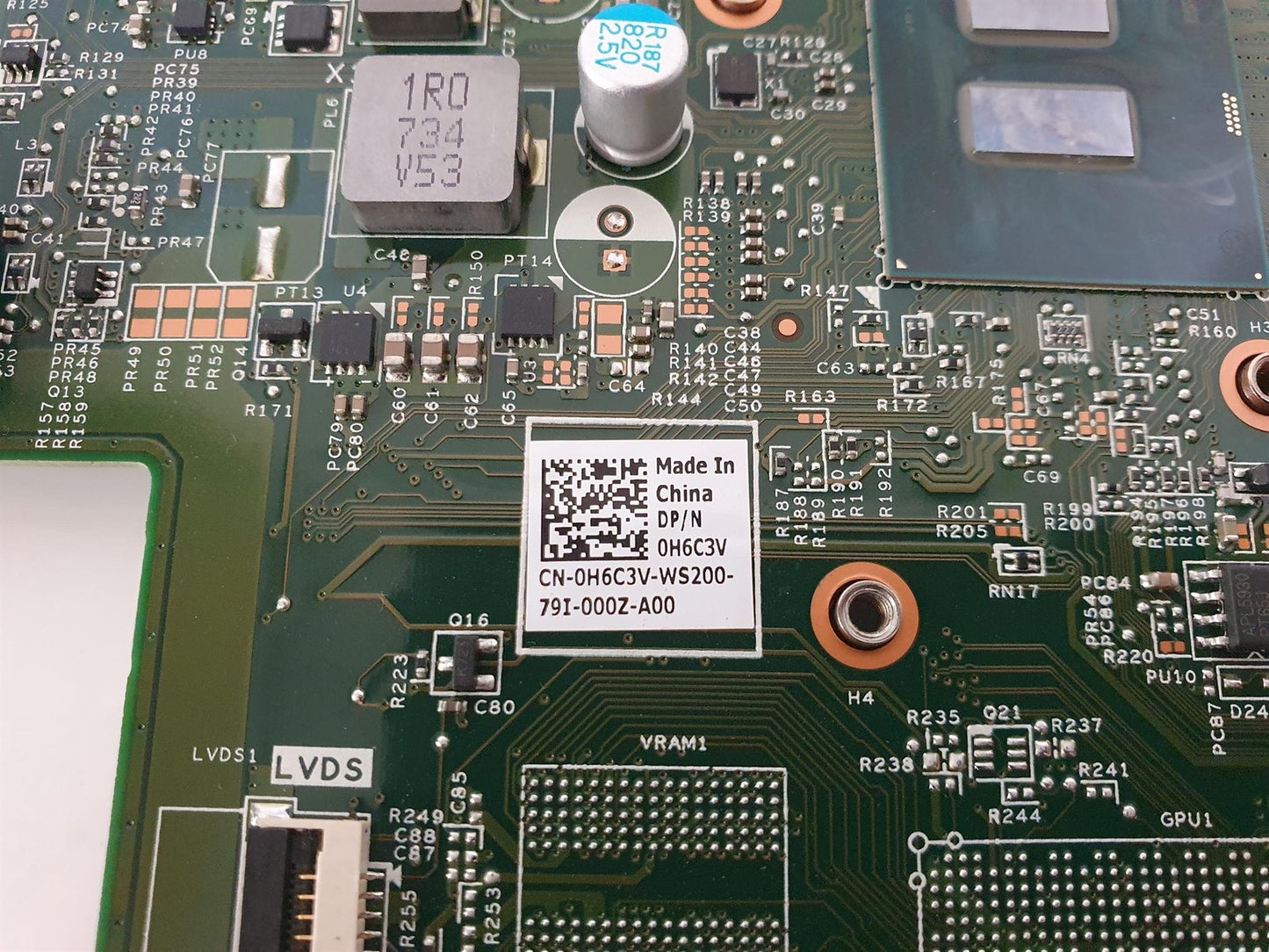 Dell Inspiron 3464 AIO DDR4 Motherboard With i3-7100U 2.40GHz CPU 0H6C3V H6C3V